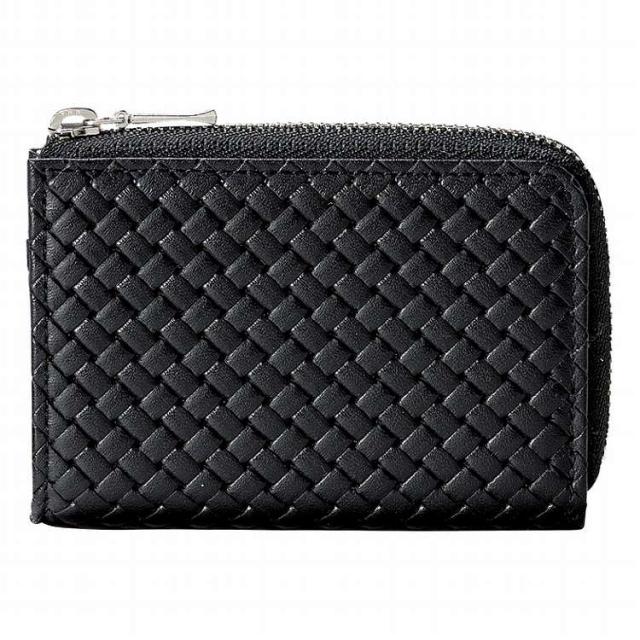 良品工房 日本製牛革メッシュ型押カード小銭入れ K23-274(代引不可)【送料無料】