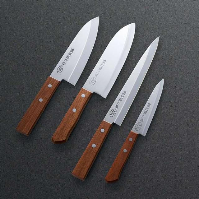濃州孫六作 別撰料理包丁4点セット 100J(代引不可)【送料無料】