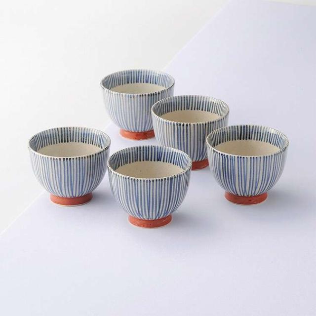 波佐見焼 5客仙茶揃 009-704M(代引不可)【送料無料】