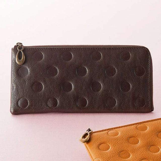 姫路レザー牛革L字ファスナー長財布 MY19112 チョコ(代引不可)【送料無料】