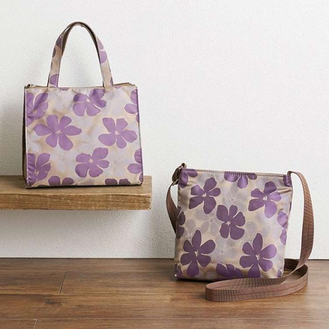 桐生ジャガード手さげ&ショルダー RLB-5000/5003LV ラベンダー(代引不可)【送料無料】