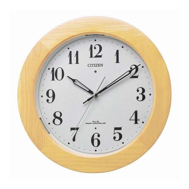 シチズン オートライト電波掛け時計 4MYA35-007(代引不可)【送料無料】