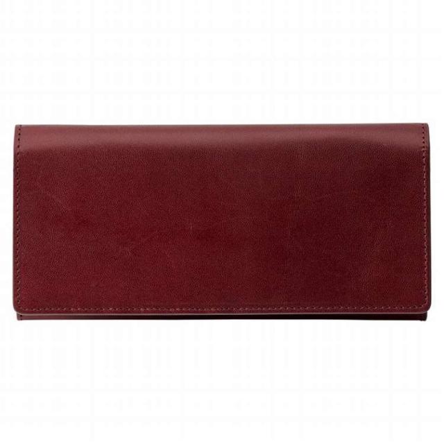 ジョセフエロール 栃木レザー長財布 63JE35-32 ワイン(代引不可)【送料無料】