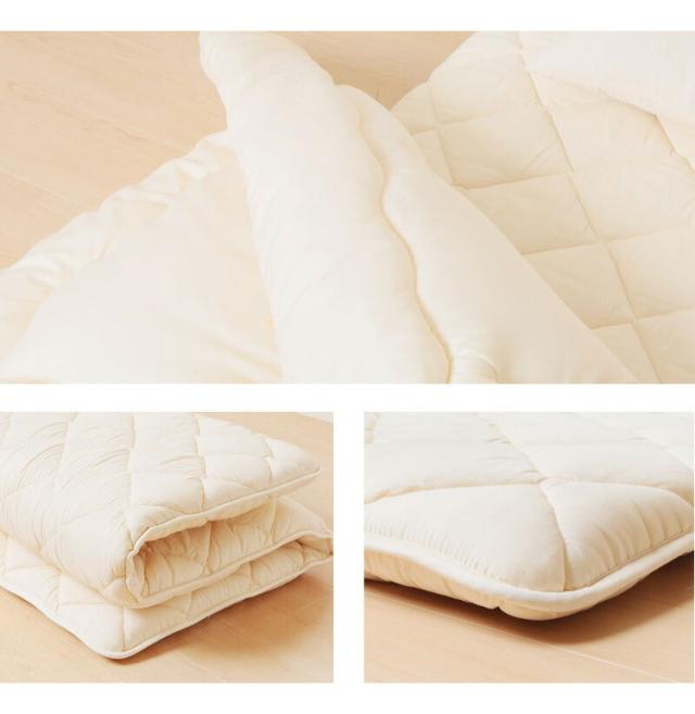 国産 敷布団 固綿 プロファイルウレタン厚さ7cm シングルロング ポリエステル100% 敷布団 体圧分散 三層構造 軽量 防ダニ 抗菌 防臭 東洋紡フィルハーモニィ日本製 敷き布団(代引不可)【送料無料】_13