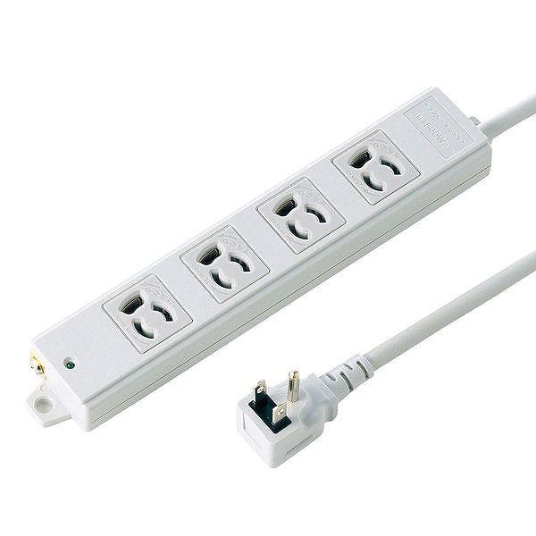 サンワサプライ 工事物件タップ(4個口・5m) TAP-KE4L-5(代引不可)【送料無料】の通販は 4,985円