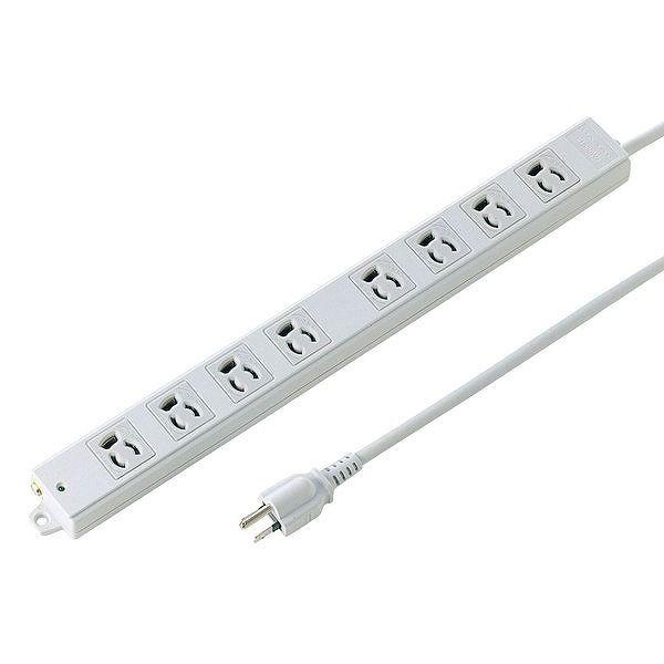 サンワサプライ 工事物件タップ(8個口・1m) TAP-KE8-1(代引不可)【送料無料】