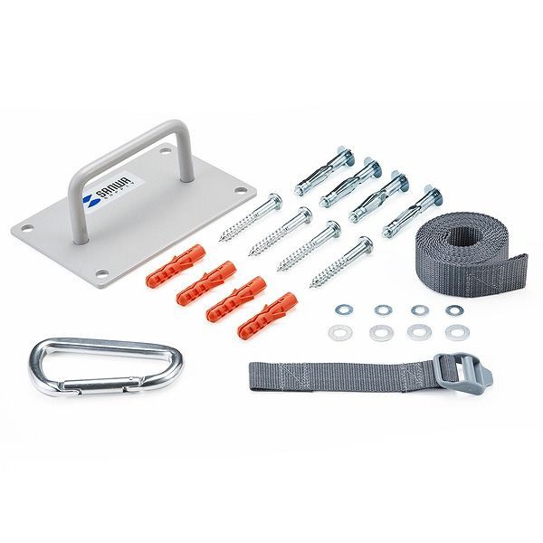サンワサプライ ラック、スタンド転倒防止壁面用ベルト・ブラケットセット RAC-BL2SET(代引不可)【送料無料】の通販は