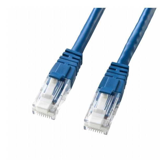 つめ折れ防止カテゴリ6LANケーブル KB-T6TS-50BLN(代引不可)【送料無料】