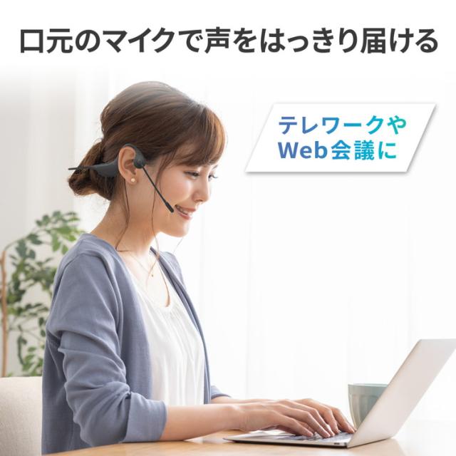 サンワサプライ 骨伝導ヘッドセット MM-BTSH65BK(代引不可)【送料無料】_4