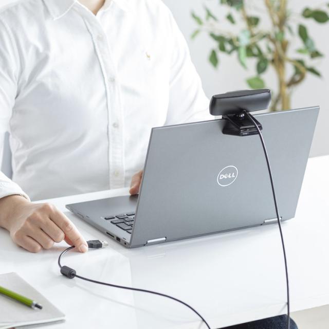 サンワサプライ 【メーカー直送】 耐高温 広角 WEBカメラ 映像 撮影 パソコン PC ブラック 黒 Microsoft Teams Zoom カメラ 三脚 ロングケーブル CMS-V70BK(代引不可)【送料無料】_11