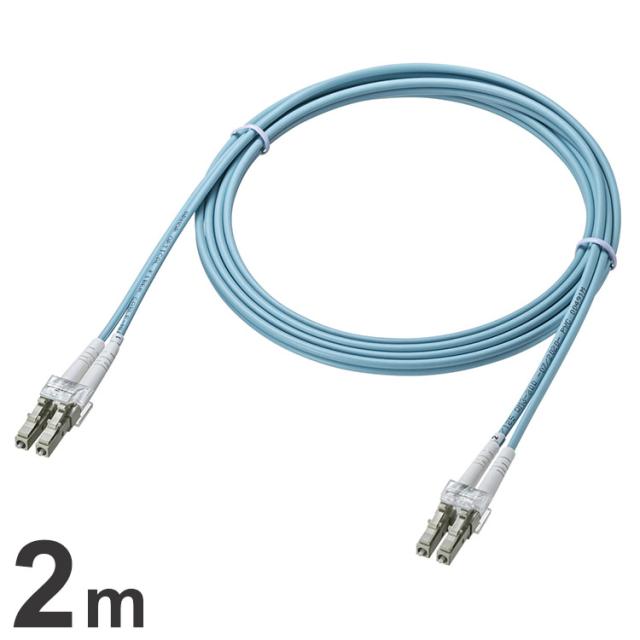 サンワサプライ アーマードメガネ型光ファイバケーブル(マルチOM3 LC×2-LC×2 2m) 光ファイバーケーブル ケーブル ノイズ対策 アーマード構造 長距離通信 HKB-AMOM3LCLC-02 【メーカー直送】(代引不可)【送料無料】 7,360円