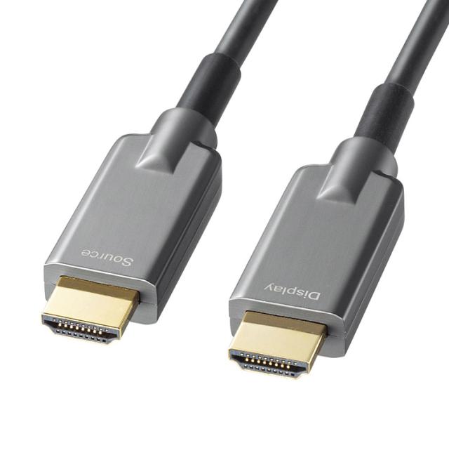 サンワサプライ ドラム付き光ファイバHDMIケーブル (8K対応) 100m HDMIケーブル DVD ハードディスク パソコン テレビ プロジェクター 敷設 収納 回転式ドラム HDR KM-HD20-UFBD100 【メーカー直送】(代引不可)【送料無料】_7