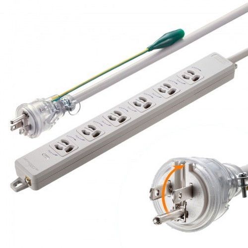 サンワサプライ ポッキンプラグ付き電源タップ TAP-PP36-3(代引不可)【送料無料】