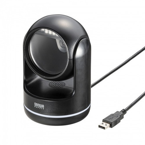 サンワサプライ 2次元バーコードリーダー(定置式) BCR-2D11BK(代引不可)【送料無料】