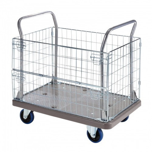 サンワサプライ かご付き台車 CART-FA13GY(代引不可)【送料無料】