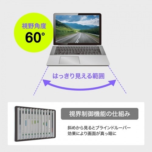サンワサプライ 16インチワイド(16:10)対応プライバシーフィルター CRT-PFNG160W(代引不可)【送料無料】_3