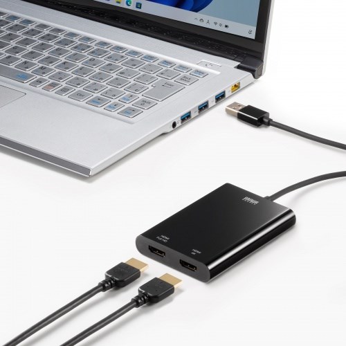サンワサプライ USB-HDMIディスプレイアダプタ(4K対応・ 2画面出力) USB-CVU3HD5(代引不可)【送料無料】_6