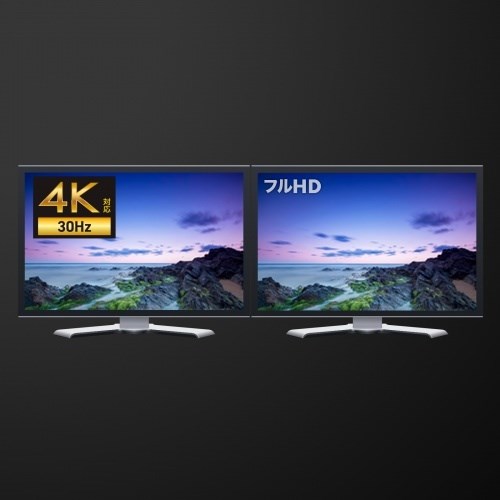 サンワサプライ USB-HDMIディスプレイアダプタ(4K対応・ 2画面出力) USB-CVU3HD5(代引不可)【送料無料】_8
