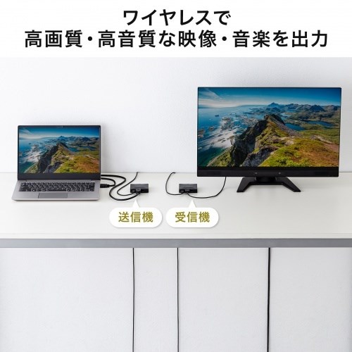 サンワサプライ ワイヤレスHDMIエクステンダー(最大60m延長・セットモデル) VGA-EXWHD13(代引不可)【送料無料】_5