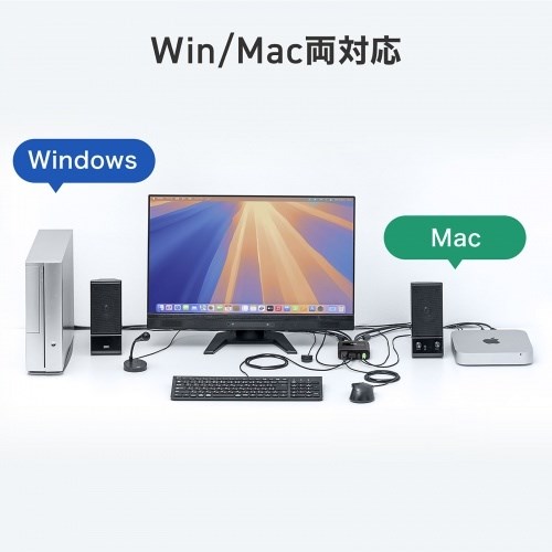 サンワサプライ 4K対応HDMIパソコン切替器(エミュレーション非搭載・手元スイッチ付き) SW-KVM2WHUUS(代引不可)【送料無料】_8
