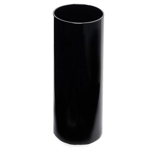 ハンマーグラス 割れない ガラス ポリカーボネート PVシリンダー ブラック φ20xH50 花材 花器【送料無料】の通販は 15,600円