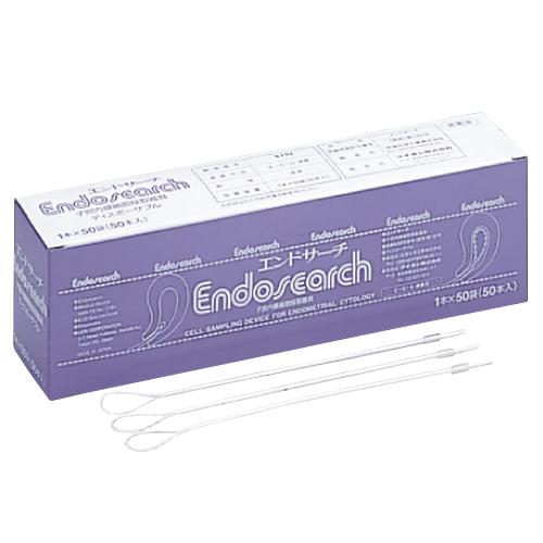 松浪硝子工業 エンドサーチ(子宮内膜用細胞採取器具) 入数:1本×50袋【送料無料】