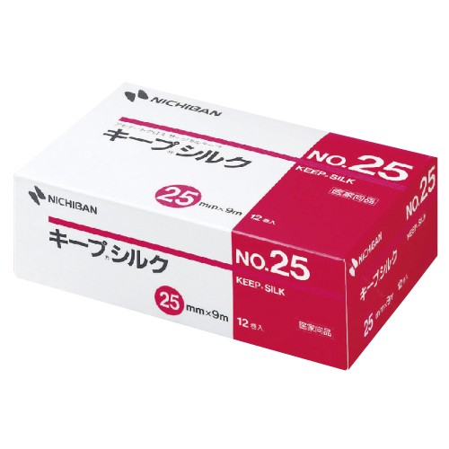 ニチバン キープシルク サイズ:25×9m 入数:12巻 No.25【送料無料】