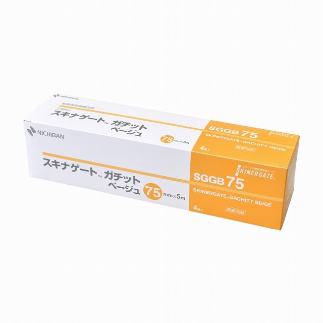 スキナゲート ガチット ベージュ SGGB75 75MMX5M 4カン【送料無料】の通販は