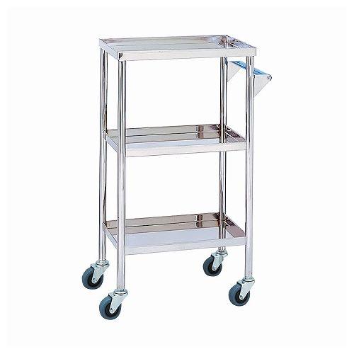 コンパクト器械台(φ75mm静音) MY-1550B(450X300X830【送料無料】の通販は