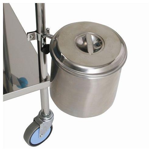 カート用取付式汚物缶(取付金具付) MY-193【送料無料】の通販は