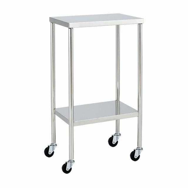 マツヨシ器械台 手摺なし φ50mm MY-1015A 450X300X800【送料無料】の通販は 19,102円