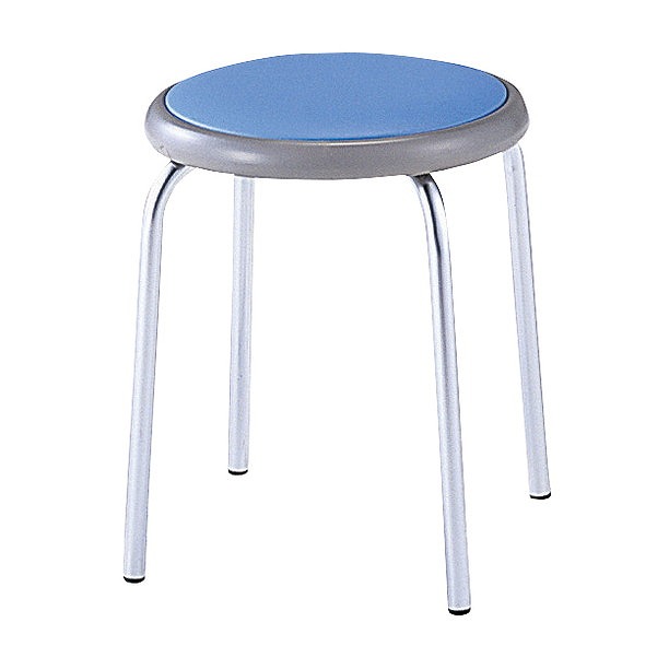マツヨシ丸椅子 MY-N1143 ブルー【送料無料】