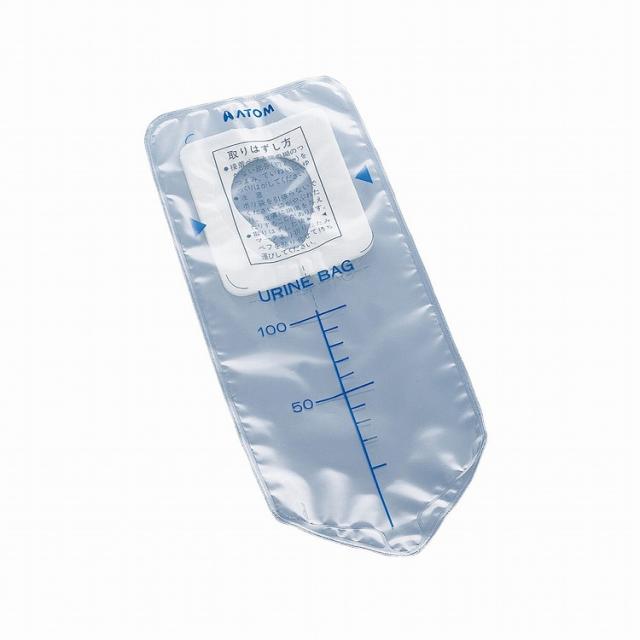 アトム小児採尿バッグ 49001(100ML)100マイ 23-7382-00 1入り アトムメディカル アトム小児採尿バッグ 49001(100ML)100マイ