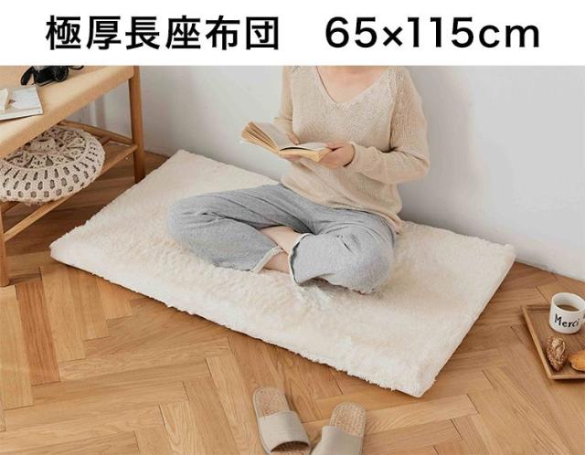 長座布団 65×115cm 選べる20色 ごろ寝マット カバーセット 高