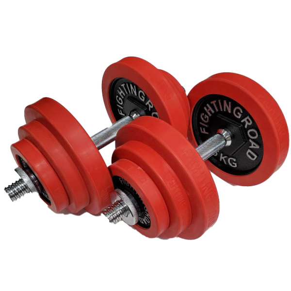 ファイティングロード ハード ダンベル 30kgセット 片手15kg×2個セット ファイティングロード ハード ダンベル 30kgセット 片手15kg×2個