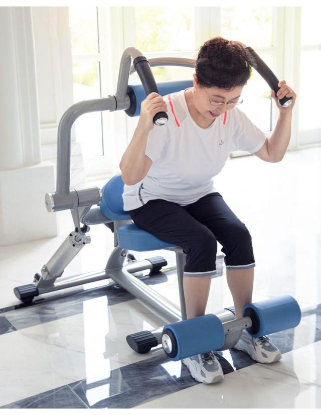 DK-676 ダイコー 油圧GYMマシン アブドミナルクランチ/バックエクステンション 12段階負荷 準業務用 トレーニング 腹筋 腹直筋 背筋 脊柱屹立筋 大臀筋 筋トレ(代引不可)_4