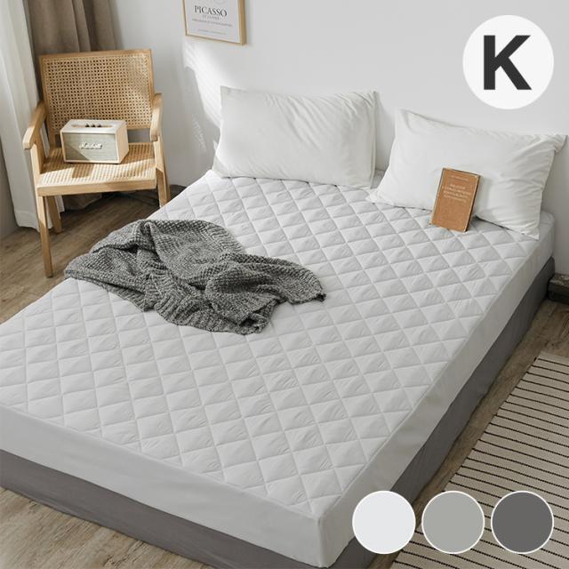 ボックスシーツ 一体型 モノトーン パッド一体型ボックスシーツ キング カバー 敷きパッド ベッドシーツ ベッドカバー 洗濯可 マットレスカバー 春 夏 敷きパッド ベッドパッド シーツ(代引の通販は 10,800円