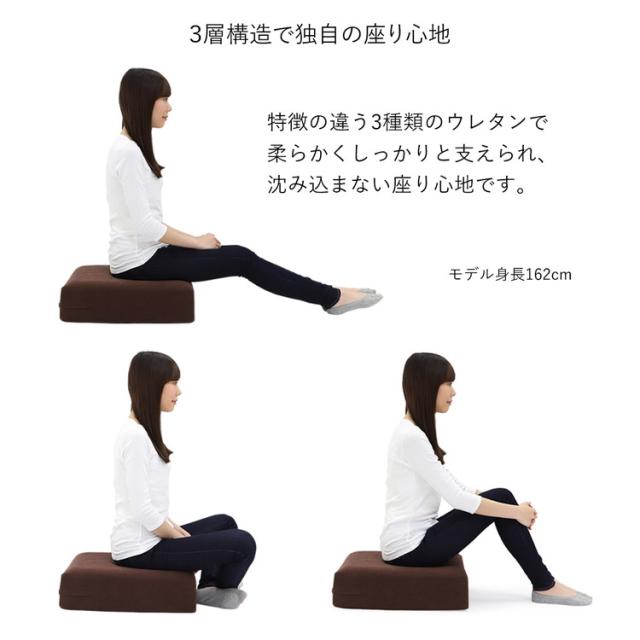 日本製 ふんわり 角 クッション 幅50cm 奥行き50cm おしゃれ シンプル 北欧 ウレタン ウレタンクッション 角型 四角型 国産(代引不可)【_4