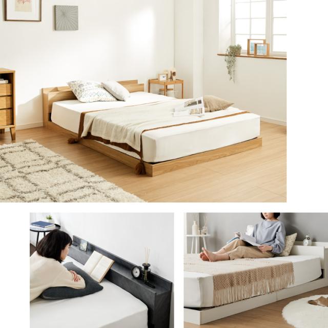 ファミリーベッド フロアベッド ワイドキング220(S+SD) ベッド ベッド