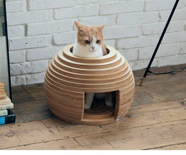 フランスペット ねこハウス まり PE05 ボール型のユニークな猫ハウス キャットハウス ペットハウス ペット家具 フランスベッド(代引不可)【送料無料】の通販は