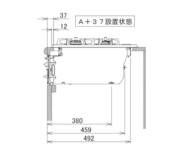 N3WT5RWTQ1 LP メタルトップ ノーリツ ビルトインガスコンロ NORITZ メタルトップシリーズ プロパンガス用・3口・無水両面焼・60cm・ホーロートップ・サイドモールレス仕様【送料無料】_8