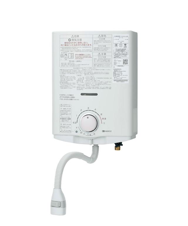 ガス小型湯沸器 ノーリツ 元止め式 給湯専用 GQ-551MW-LPG プロパンガス(LPガス)専用給湯タイプ 台所専用 瞬間湯沸かし器【送料無料】_4