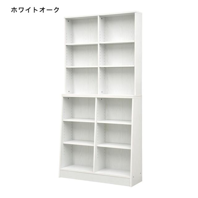 奥行きスリム本棚 ワイドタイプ 少年コミックは約200冊収納可能 フリーラック 本棚 CD・DVD収納 オープンラック 収納棚 整理棚(代引不可)_5