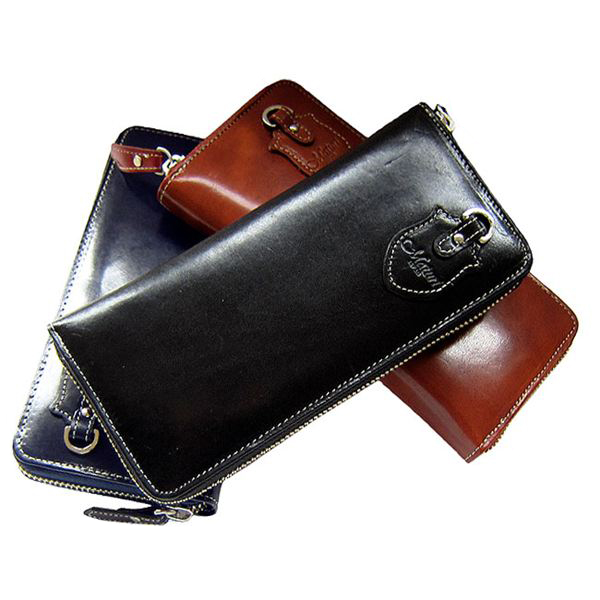 Maturi マトゥーリ プッチーニ イタリアンレザー ラウンドファスナー 長財布 MR-023 LBR（ライトブラウン） 新品 Maturi マトゥーリ プッチーニ イタリアンレザー L字ファスナー 二