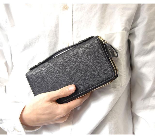 Plog プログ Wファスナー ジャバラカード 長財布 ラモーダヨシダ 牛革 革財布 ウォレット【送料無料】 Plog プログ Wファスナー ジャバラカード 長財布 ラモーダヨシダ 牛革