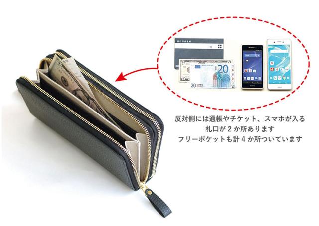 Plog プログ Wファスナー ジャバラカード 長財布 ラモーダヨシダ 牛革 革財布 ウォレット【送料無料】_9
