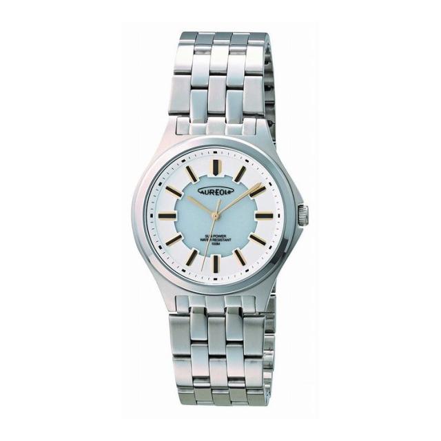 オレオール AUREOLE SW-593M-04 ホワイト/ホワイトルミ 腕時計 時計 ウォッチ おしゃれ かわいい【送料無料】の通販は 9,438円