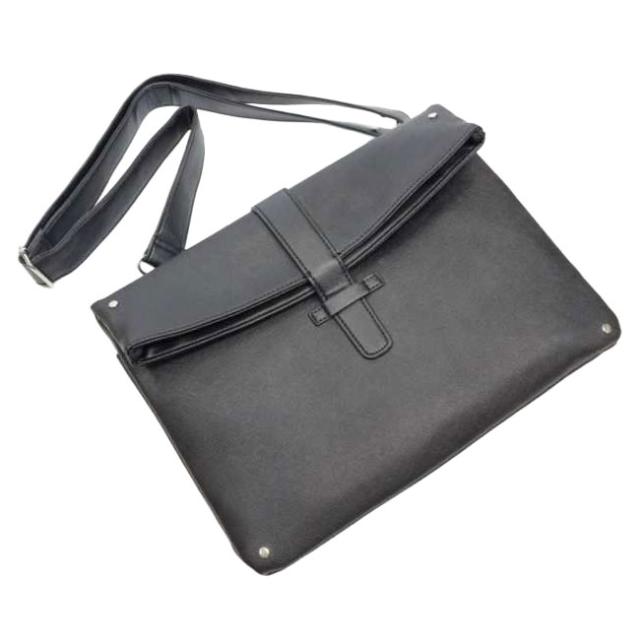 Maturi マトゥーリ クラッチバッグ ショルダーバッグ ビジネス A4サイズ 革 2way MT-37 BLACK ブラック【送料無料】