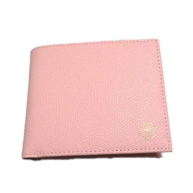 銀座村松時計店 菊紋入二つ折財布 LW-100-PK ピンク【送料無料】