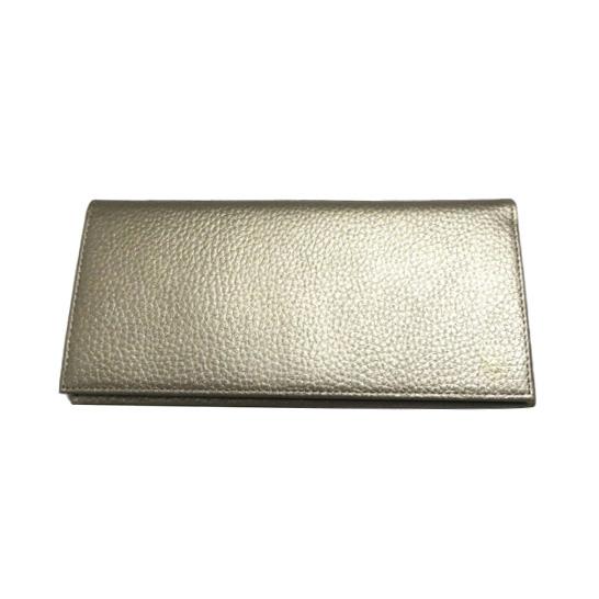 銀座村松時計店 菊紋入長財布 LW-101-GD ゴールド【送料無料】